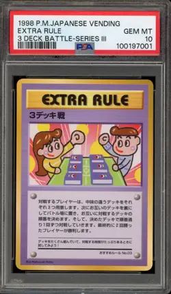 Pokemon 3 Deck Battle Vending Series 3 Japanese #03 PSA 10 Gem Mint - Image 1