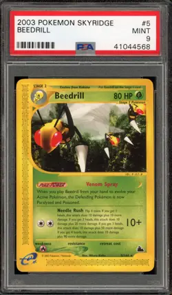 Pokemon Beedrill Skyridge NON Holo Rare #5 PSA 9 Mint - Image 1