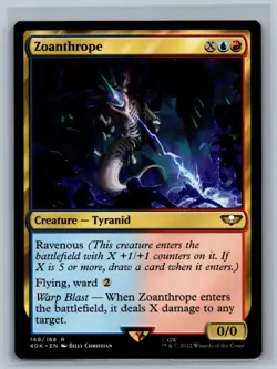 Magic MTG Universes Beyond: Warhammer 40,000 Zoanthrope #149/168 TCG CCG 40k - Image 1