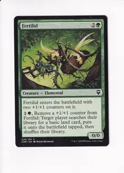 2020 MAGIC THE GATHERING MTG COMMANDER LEGENDS FERTILID (#2) (X) - Image 1