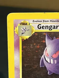 1999 Pokemon Gengar Fossil Holo 5/62 ROUGH - Image 2