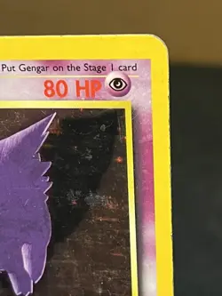 1999 Pokemon Gengar Fossil Holo 5/62 ROUGH - Image 3