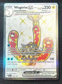 Wugtrio ex Pokemon Temporal Forces 190/162 Full Art Ultra Rare NM - Image 1