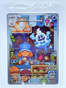 Vanillish 190/182 Pokemon Scarlet&Violet Promo Holiday Calendar Snowflake Stamp - Image 1