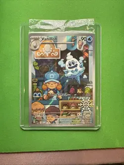 Vanillish 190/182 Pokemon Scarlet&Violet Promo Holiday Calendar Snowflake Stamp - Image 3