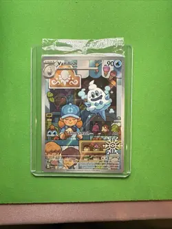 Vanillish 190/182 Pokemon Scarlet&Violet Promo Holiday Calendar Snowflake Stamp - Image 4