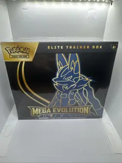 Pokemon MEGA Evolution Lucario - ETB - Elite Trainer Box NEW FACTORY SEALED BOX - Image 1