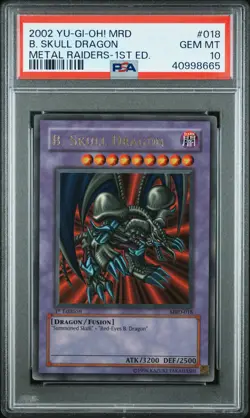 B. Skull Dragon MRD-018 1st Edition Ultra Rare Yugioh PSA 10 *665 - Image 1