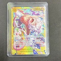 Bandai Monkey.D.Luffy One Piece CCG The Four Emperors EB04-061 Foil Secret Rare - Image 1