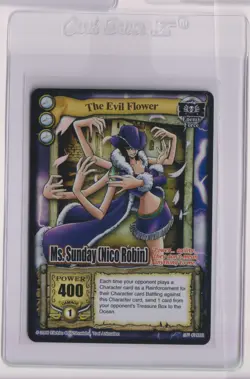 2006 One Piece Passage to the Grand Line CCG Ms. Sunday Nico Robin SR Foil CH092 - Image 1