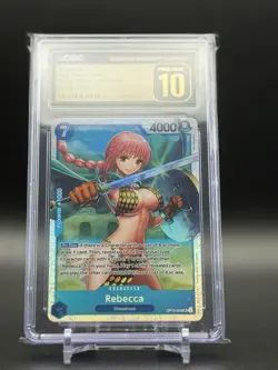 One Piece Rebecca Super Rare Foil Royal Blood OP10-058 CGC 10 Pristine - Image 1