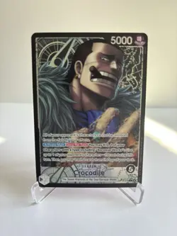 One Piece TCG Crocodile Alt Art Leader OP14-079 The Azure Sea’s Seven English - Image 1