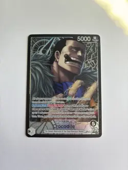 One Piece TCG Crocodile Alt Art Leader OP14-079 The Azure Sea’s Seven English - Image 3