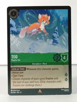 Tod - Playful Kit - Rare/Foil - Winterspell #90 - LORCANA -T - Image 1
