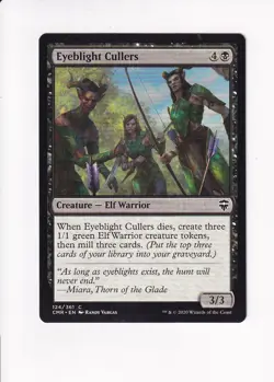 2020 MAGIC THE GATHERING MTG COMMANDER LEGENDS EYEBLIGHT CULLERS (#2) (X) - Image 1