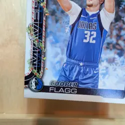 Topps 2025-26 Topps Holiday Rookie Cooper Flagg #H161 Mavericks NBA - Image 3