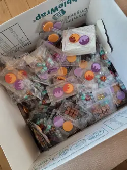 Pokemon TCG Job Lot - Counters, Dice, Pin Badges - Image 1