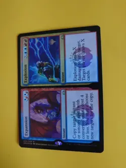 Expansion/Explosion FOIL GRN Instant rare MTG Card. - Image 2