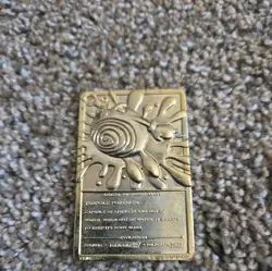Pokemon Limited Edition 1999 Burger King Poliwhirl 23K Gold Plated Trading Card - Image 3
