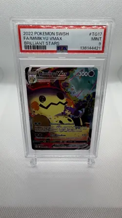 Pokemon Mimikyu VMAX Holo Ultra Rare TCG Card PSA 9 - Image 1