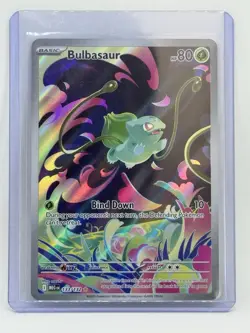 Pokemon TCG Bulbasaur Card 133/132 IR Mega Evolutions Near Mint Condition - Image 1
