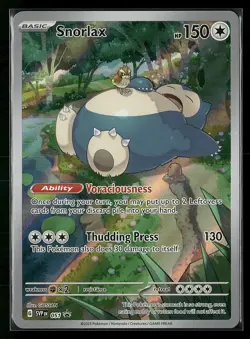 Snorlax Promo Holofoil SV: Scarlet & Violet Promo Cards 051 NM - Image 1