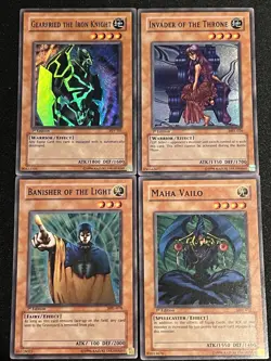 Yu-Gi-Oh! CCG 20 Vintage Card Lot LP Holo Rare 1st Editions and Unlimited - Image 2