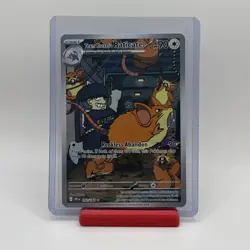 Pokemon TCG Team Rockets Raticate Card 202/182 Destined Rivals - Image 1