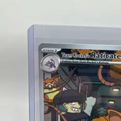 Pokemon TCG Team Rockets Raticate Card 202/182 Destined Rivals - Image 2