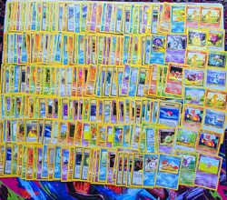 Vintage Pokemon Card Lot WOTC Sets Era Fire 150+ MP - DMG Charmander Pikachu - Image 1