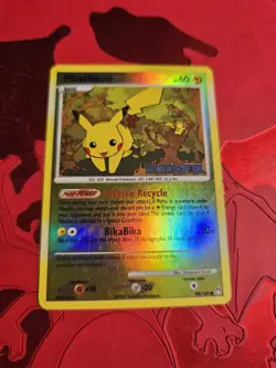 LP- Pikachu 94/123 Mysterious Treasures Reverse Holo Pokemon Card #2 - Image 1