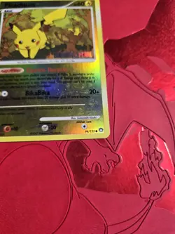 LP- Pikachu 94/123 Mysterious Treasures Reverse Holo Pokemon Card #2 - Image 2