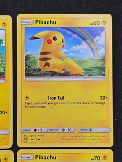 Pikachu 4 Card Lot #2 Sun & Moon 30/111, 28/73, 40/147, 66/236 Pokemon Card NM - Image 5