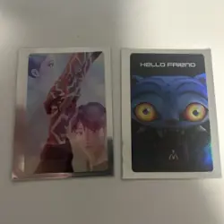 Rumi and Jinu K-pop Demon Hunters Holding Hands McDonald Holo Card - Image 1