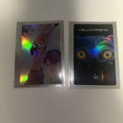 Rumi and Jinu K-pop Demon Hunters Holding Hands McDonald Holo Card - Image 2