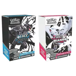 Pokemon Bundle 6 Buste luce nera fuoco bianco Mini Box display Sealed Ita - Image 2