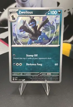 Zweilous 118/191 Sv08: Surging Sparks Regular - FREE SHIPPING - NM - POKEMON - Image 1
