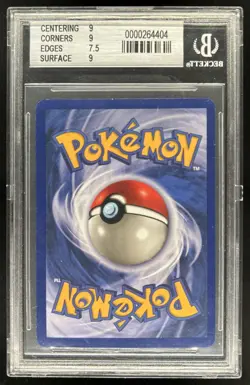 1999 Pokemon Unlimited Blastoise Rated Rookie Error Rare Holo #2/102 BGS 8.5 - Image 2