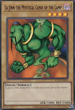 Lightly Played, English Yu Gi Oh La Jinn the Mystical Genie of the Lamp - KC01-E - Image 1