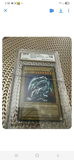 10 GEM MINT Blue-Eyes White Dragon Starter Deck Kaiba REMOVED FROM CRACKED CASE - Image 4