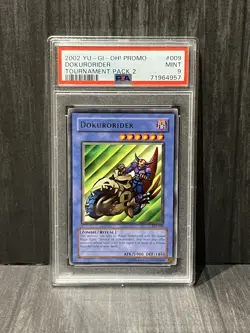 Dokurorider PSA 9 TP2-009 Tournament Pack 2 Yu-Gi-Oh! 2002 Rare - Image 1