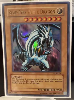 Blue-Eyes White Dragon LOB-001 The Legend of Blue Eyes White Dragon Unlimited - Image 1
