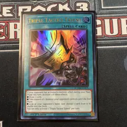 YuGiOh! BLMM-EN170 Triple Tactics Talent 1st Edition Ultra Rare NM - Image 1