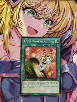 Yugioh Toon Bookmark BLCR-EN067 Battles of Legend: Crystal Revenge Secret 1st NM - Image 1