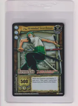 Zoro The Wounded Swordsman One Piece Card GOLD RARE Ch002 - Image 1