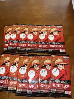 OP-13 Carrying On His Will Booster 12 PACK BUNDLE One Piece Japanese SEALED - Image 1