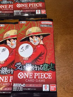 OP-13 Carrying On His Will Booster 12 PACK BUNDLE One Piece Japanese SEALED - Image 2