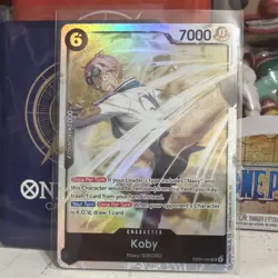 One Piece TCG EB04-044 Koby (Black) SR Alternate Art English - Image 4
