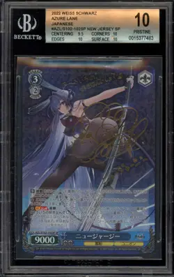 Weiss Schwarz New Jersey Azure Lane Japanese AZL/S102-102SP SP BGS 10 Pristine - Image 1