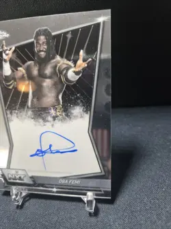 2026 Topps Chrome WWE Oba Femi Auto #NXT-OBA - Image 3